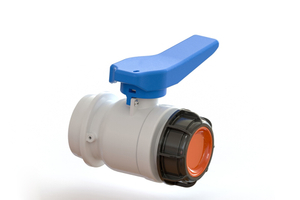 Dos piezas DN80 IBC Válvula de bola 1000L Ibc Válvula de contenedor cisterna para la venta