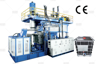 Máquina automática de moldeo por soplado extrusivo para envases IBC de 1000L