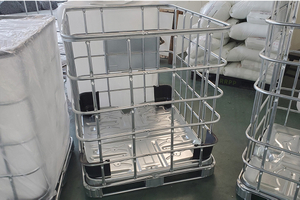 Marco exterior de tubo de acero galvanizado del tanque Ibc