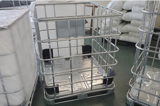 Marco exterior de tubo de acero galvanizado del tanque Ibc