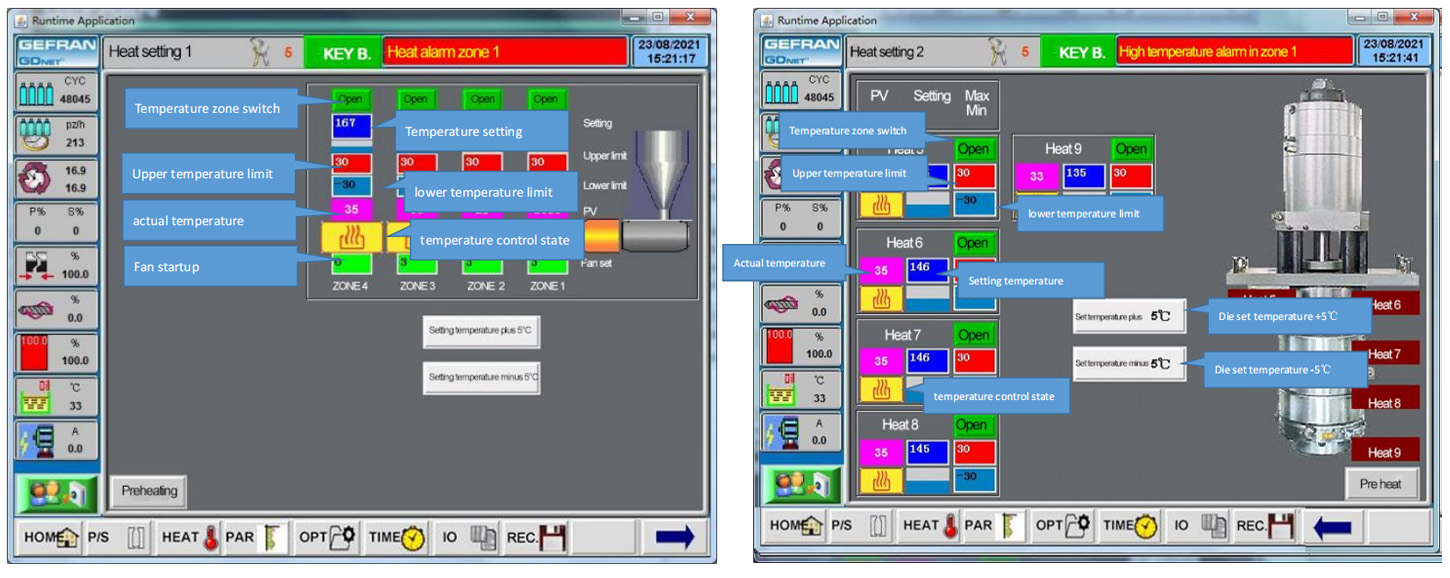p&aacute;gina de calentamiento para m&aacute;quina IBC