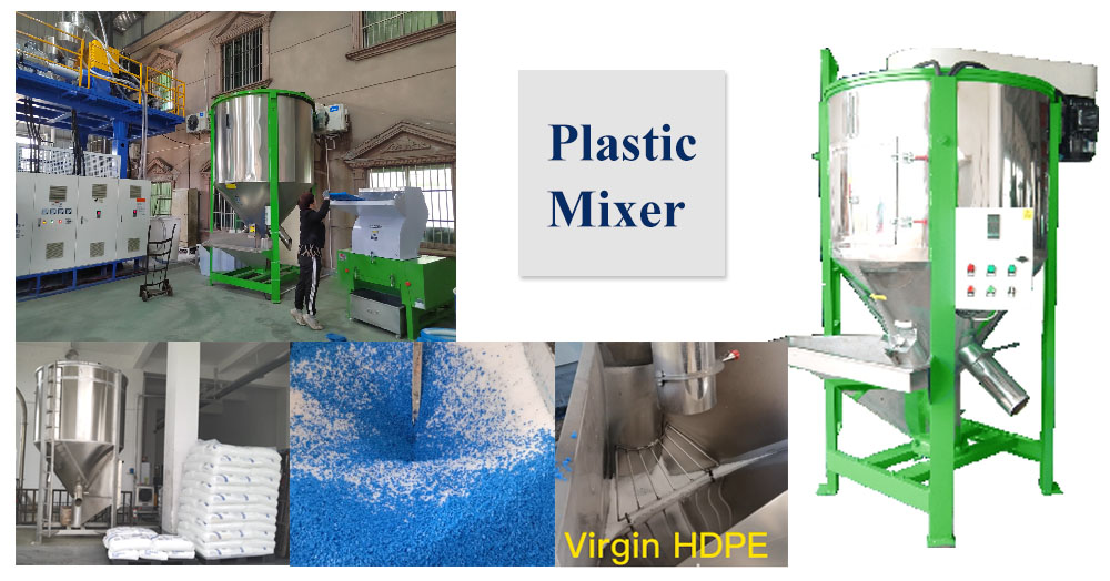 mezclador de plastico