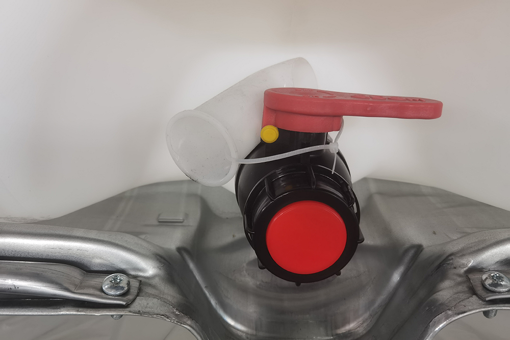 Bola de válvula de plástico para tanque IBC, contenedor IBC, válvula de bola de plástico de 50mm y 55mm, válvula de tanque Ibc