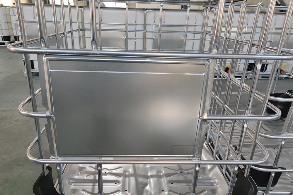 Etiqueta de letrero de metal con placa de identificación de acero para tanque IBC