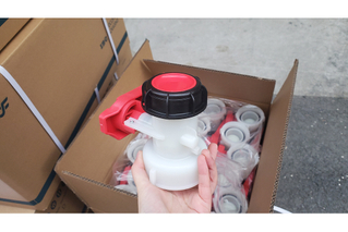 Válvula de mariposa DN40/50/80 para contenedor cisterna de 1000L IBC a la venta