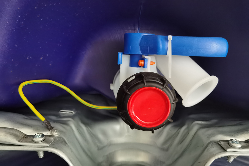 Bola de válvula de plástico para tanque IBC, contenedor IBC, válvula de bola de plástico de 50mm y 55mm, válvula de tanque Ibc