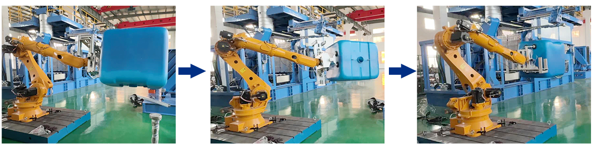 brazo rob&oacute;tico para m&aacute;quina IBC