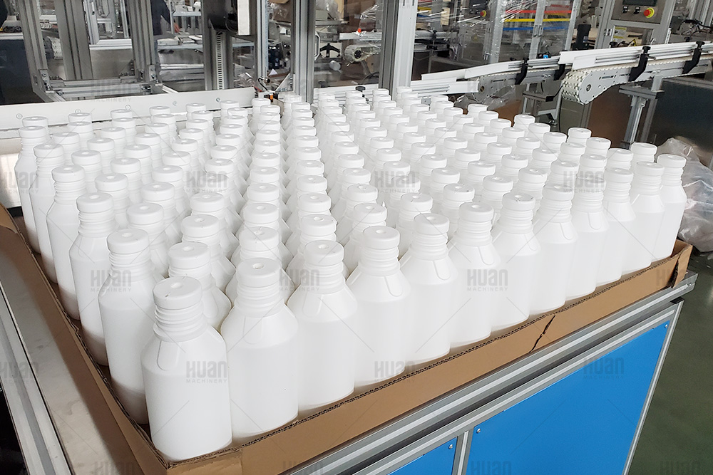 Empaquetadora automática de paletas de papel de caja de cartón de barril de botella de HDPE de plástico