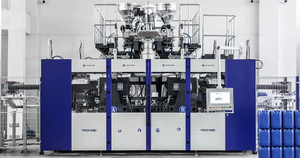 Máquina de moldeo por soplado de bidón químico de plástico