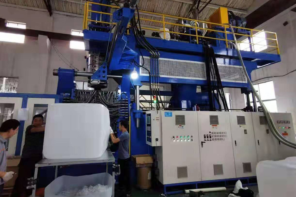 Máquina de moldeo por soplado y extrusión de tanque ibc de 1000 l
