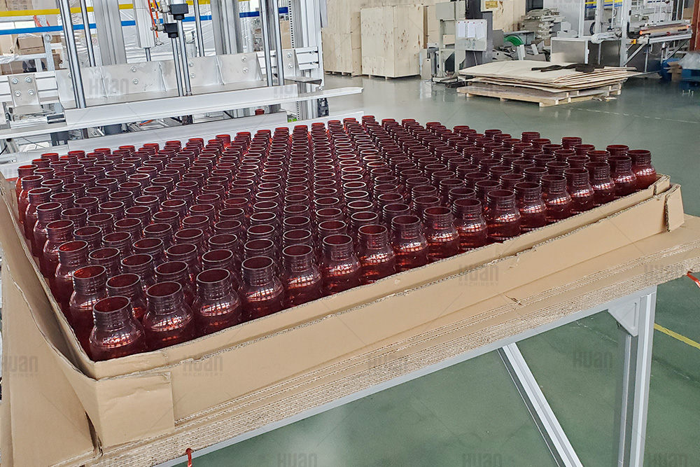 Empaquetadora automática de paletas de papel de caja de cartón de barril de botella de HDPE de plástico