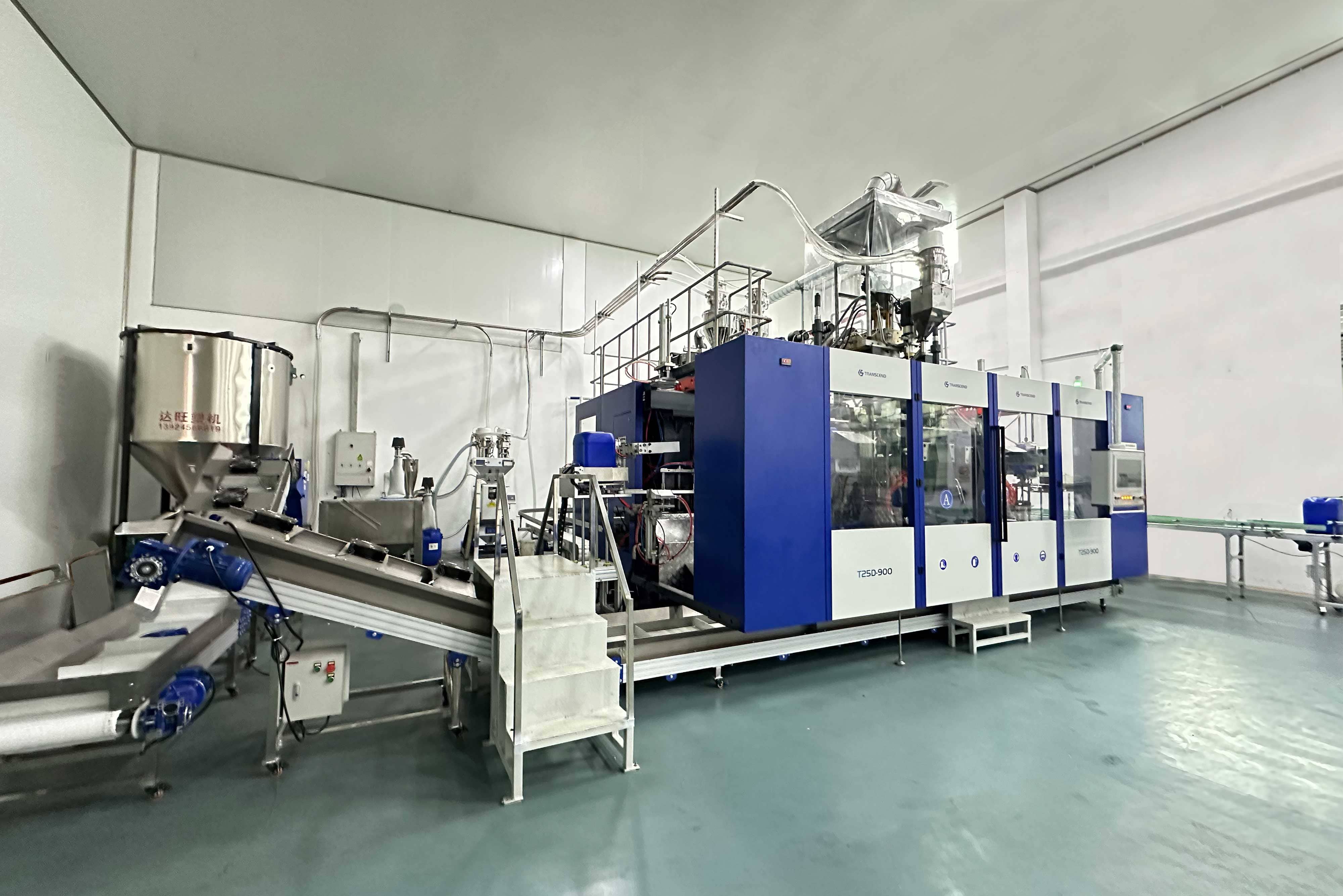 Máquina automática de moldeo por soplado de tambor de 25L, máquina para fabricar bidones de 20L