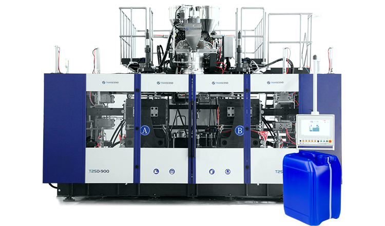 Máquina de moldeo por extrusión y soplado