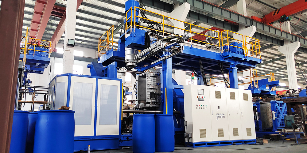 Máquina automática de moldeo por soplado de tambor de hdpe de tarro de plástico 200L 220L 250L