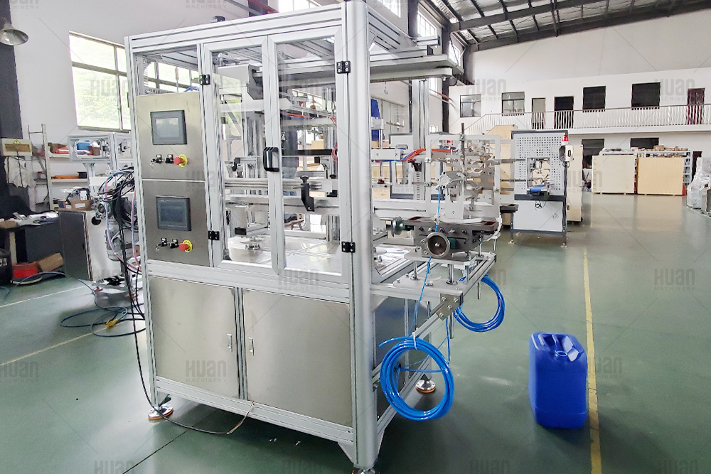 Máquina de detección y etiquetado de fugas para bidón de botella de plástico pe bidón