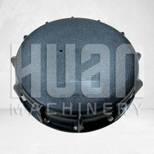  Negro 275 330 galones 1000L IBC Tote Tank 6' 150mm Tapa Tapa Schutz Mauser Otros con superficie esmerilada 