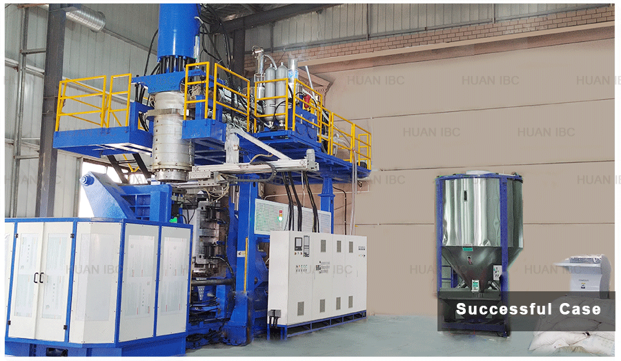 M&aacute;quina de moldeo por soplado de tambor de HDPE