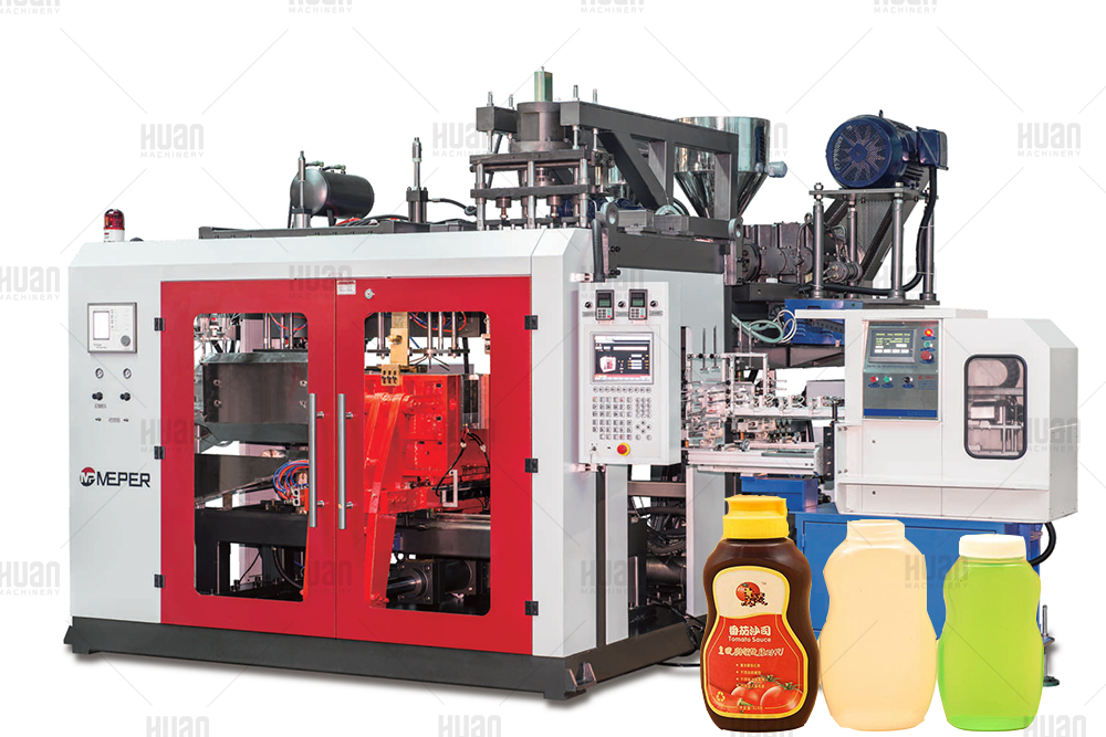 HDPE pp evoh botellas de plástico multicapa coextrusión máquina de moldeo por soplado para envases de alimentos envase de leche en polvo