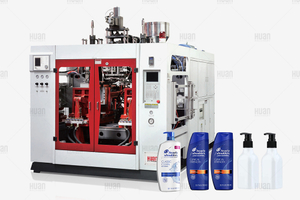 Máquina de moldeo por soplado y extrusión de botellas de champú de HDPE