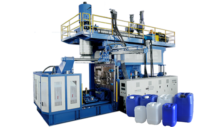 Máquina de moldeo por extrusión y soplado