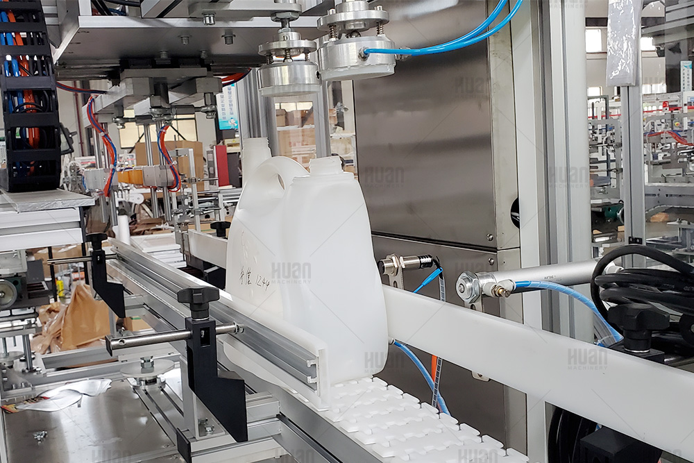 Máquina de detección y etiquetado de fugas para bidón de botella de plástico pe bidón