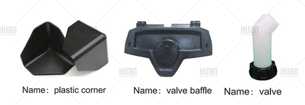 Máquina de moldeo por inyección de plástico para tapas de tanque IBC, válvula de esquina de plástico