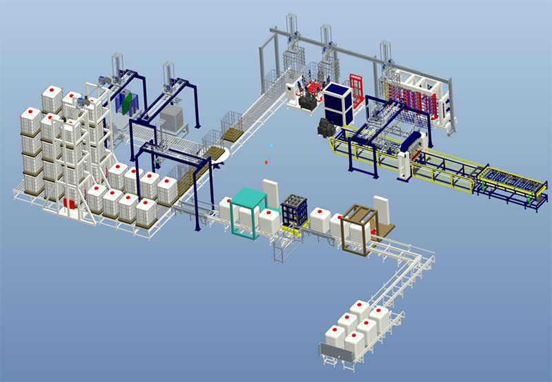Sistemas de fabricaci&oacute;n y soldadura de jaulas para IBC.