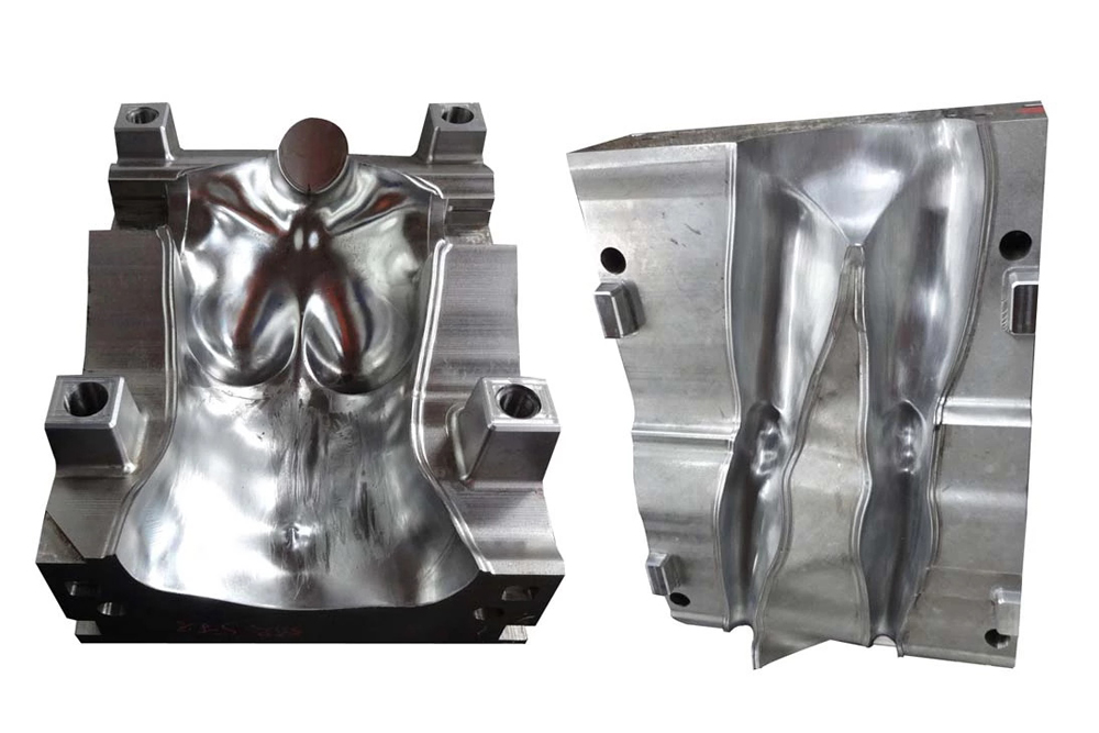 Plástico pp hdpe macho hembra niños medio completo modelo cuerpo maniquí máquina de moldeo por soplado máquina de moldeo por soplado