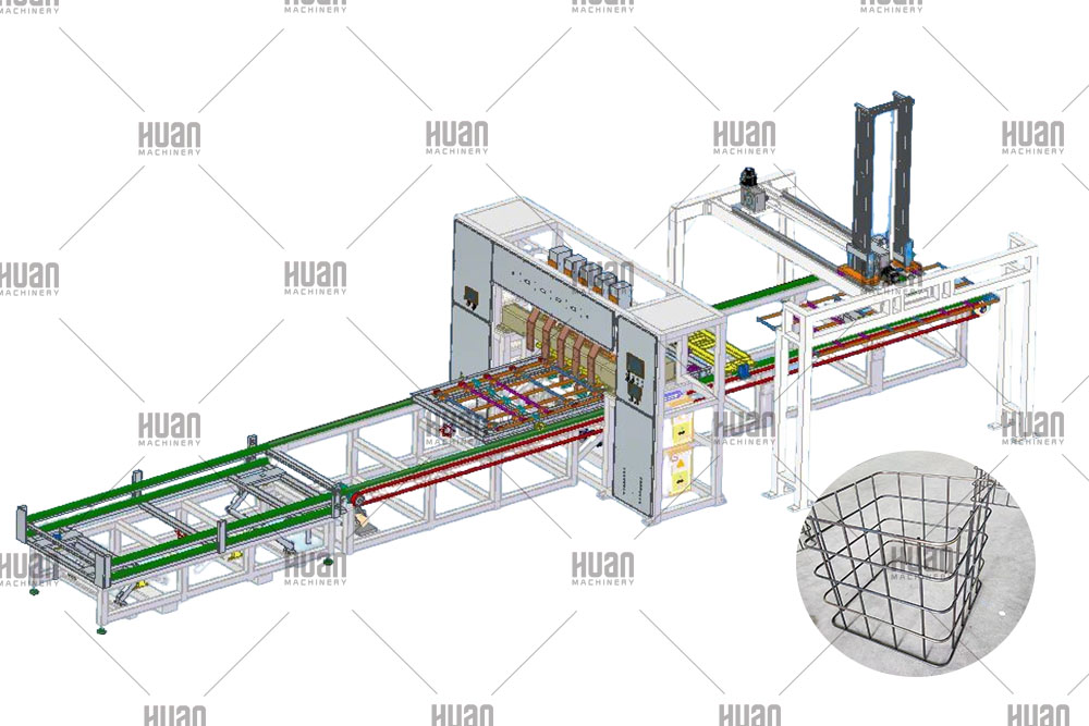 Soldadora de marcos de acero asfáltico de alta resistencia | Para bolsas a granel extragrandes | Diseño reforzado