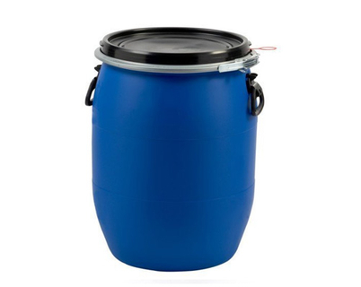 Barril de soda cáustica con anillo doble L 220L