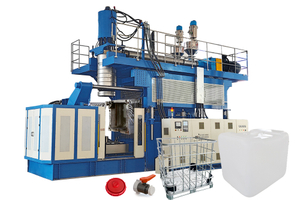 Producción de máquina de moldeo por soplado con tanque IBC de 275 galones