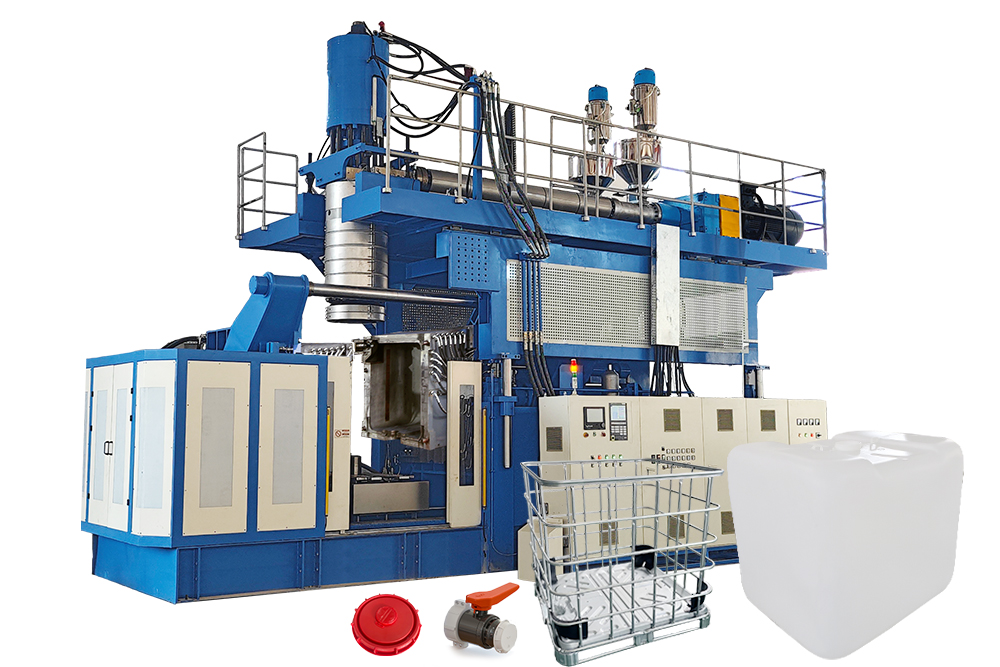 Producción de máquina de moldeo por soplado con tanque IBC de 275 galones