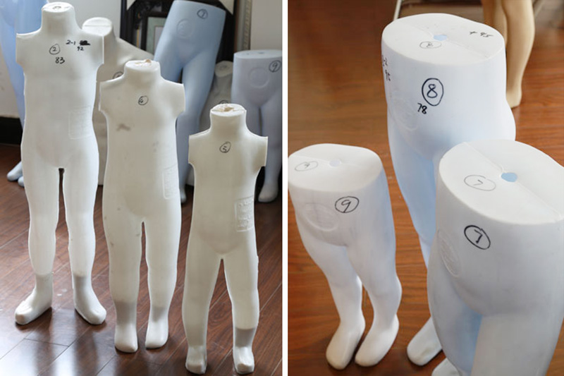 molde de soplado de maniqu&iacute; 