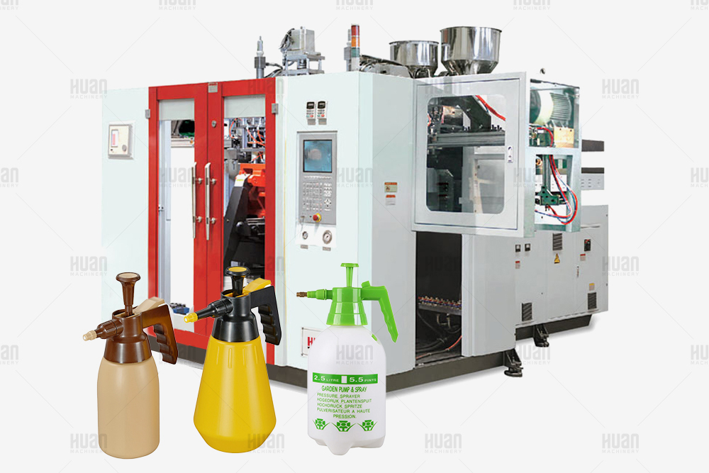 1000ml 1500ml 2000ml 3000ml Plástico HDPE Pe Regadera Pe Garden Spray Hervidor Contenedor Extrusión Soplado Hacer máquina