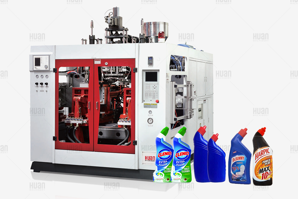 250ml 500ml 750ml HDPE PE Aseo Líquido Limpiador Máquina de soplado de botellas