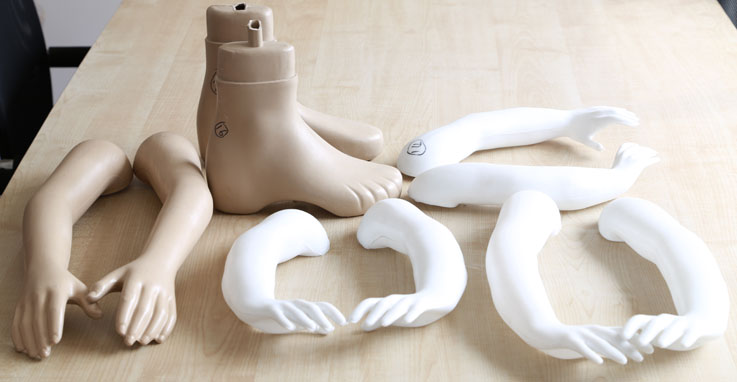 molde de soplado de maniqu&iacute;