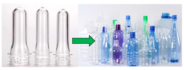 producci&oacute;n de botellas de pet