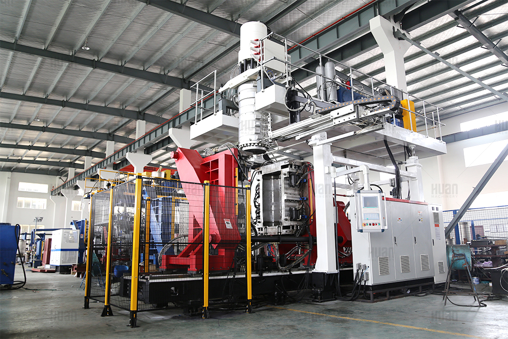 Fabricación de moldeo por soplado de extrusión de tambor de HDPE de tarro de plástico automático de 30L a 250L fabricación de precio de máquina