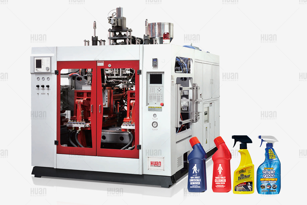  250ml 500ml 750ml HDPE PE Aseo Líquido Limpiador Máquina de soplado de botellas
