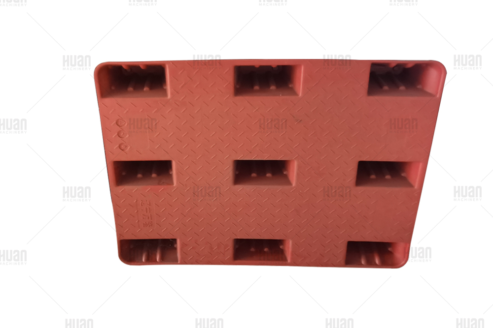 Paleta de plástico HDPE de nueve pies para trabajo pesado Paleta de tamaño estándar 1500x1500