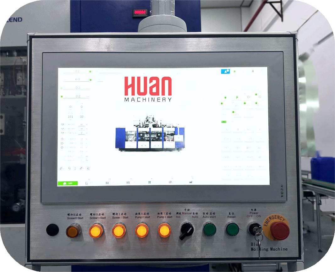 Pantalla de control de la m&aacute;quina del bid&oacute;n