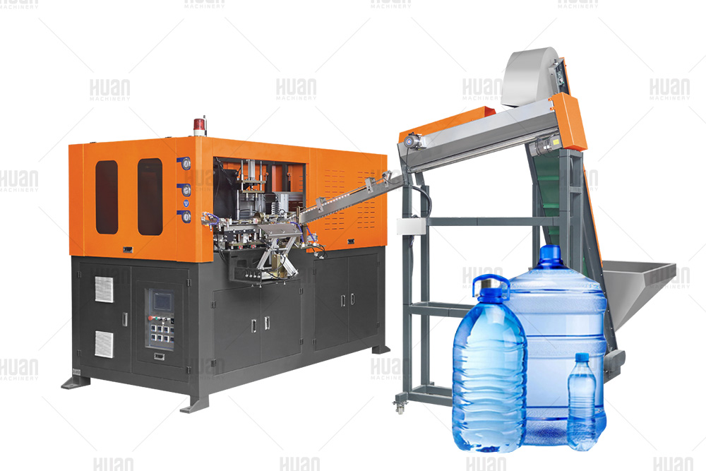 Máquina de fabricación de soplado de botellas de agua mineral para mascotas de plástico completamente automática de China, precio de venta