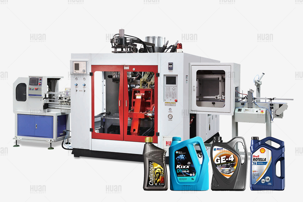 Máquina de moldeo por coextrusión por soplado de bidones de aceite lubricante