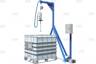 Sistema de lavado de tanques IBC de alta presión limpiador de bolsas IBC semiautomático de 1000L