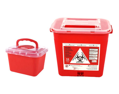 Contenedor de desechos médicos de HDPE