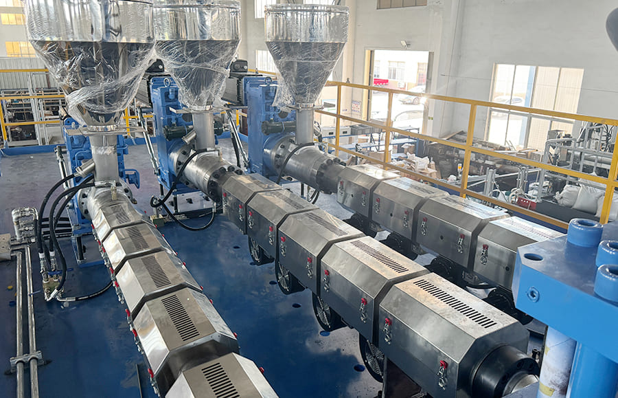 Máquina de moldeo por extrusión-soplado de tambor azul máquina de 200 litros