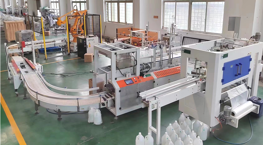 Línea de producción totalmente automática -Aplicada a la industria del embalaje