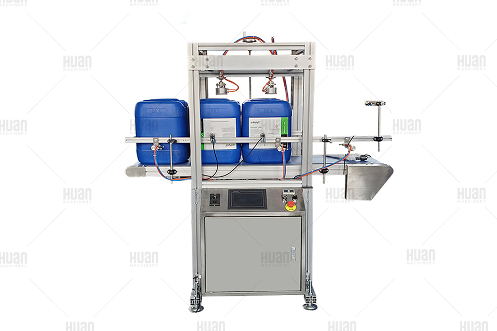 Máquina de prueba de fugas de equipo de detección de fugas de botella de doble cabeza completamente automática con dos cabezas