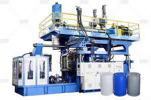 Máquina de moldeo por soplado y extrusión de tambor de HDPE de 200L 220L